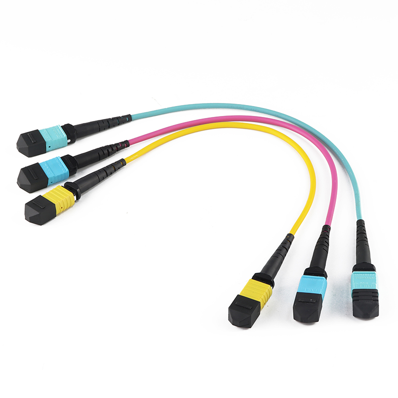 singlemode multimode 8 12 24 cores MTP MPO patch cord, 